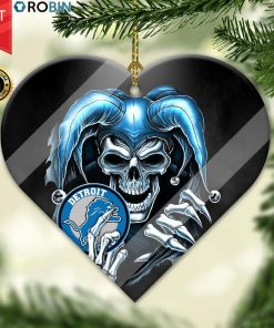 Detroit Lions Ornament NFL Skull Joker Detroit Lions Ornament NFL Skull Joker