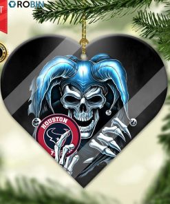 Houston Texans Ornament NFL Skull Joker Houston Texans Ornament NFL Skull Joker
