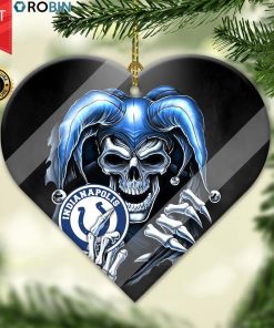 Indianapolis Colts Ornament NFL Skull Joker Indianapolis Colts Ornament NFL Skull Joker