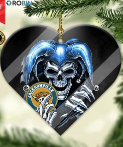 Jacksonville Jaguars Ornament NFL Skull Joker Jacksonville Jaguars Ornament NFL Skull Joker