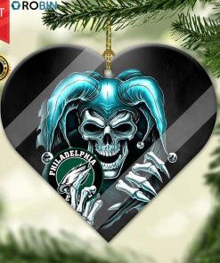 Philadelphia Eagles Ornament NFL Skull Joker Philadelphia Eagles Ornament NFL Skull Joker