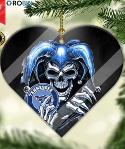 Tennessee Titans Ornament NFL Skull Joker