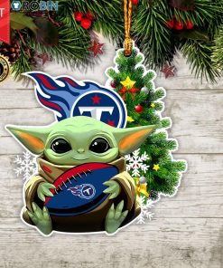 Baby Yoda Hug Tennessee Titans Christmas Tree Ornament Baby Yoda Hug Tennessee Titans Christmas Tree Ornament