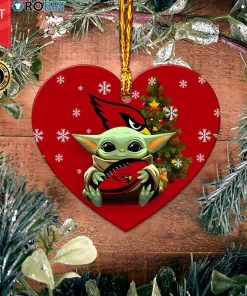 Arizona Cardinals Baby Yoda Ceramic Ornament Arizona Cardinals Baby Yoda Ceramic Ornament