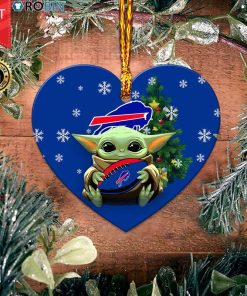 Buffalo Bills Baby Yoda Ceramic Ornament Buffalo Bills Baby Yoda Ceramic Ornament