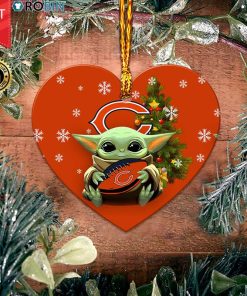 Chicago Bears Baby Yoda Ceramic Ornament Chicago Bears Baby Yoda Ceramic Ornament