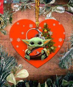 Cleveland Browns Baby Yoda Ceramic Ornament Cleveland Browns Baby Yoda Ceramic Ornament