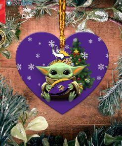 Minnesota Vikings Baby Yoda Ceramic Ornament Minnesota Vikings Baby Yoda Ceramic Ornament