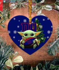 New York Giants Baby Yoda Ceramic Ornament New York Giants Baby Yoda Ceramic Ornament