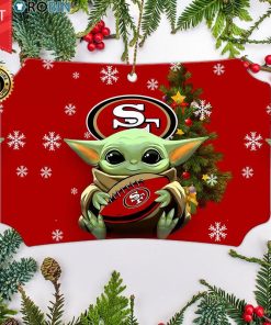 San Francisco 49ers-Baby Yoda Christmas Tree Ornament