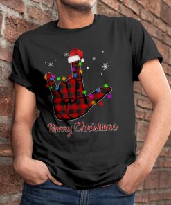 Hand Santa Merry Christmas T Shirt