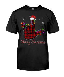 Hand Santa Merry Christmas T Shirt