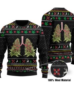 Lung Tree Full Printed Christmas Wool Sweater