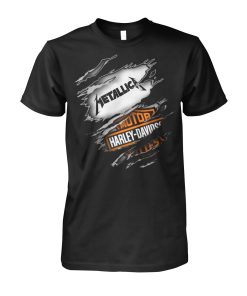 Metallic Motor Harley Davidson Cycles T Shirt