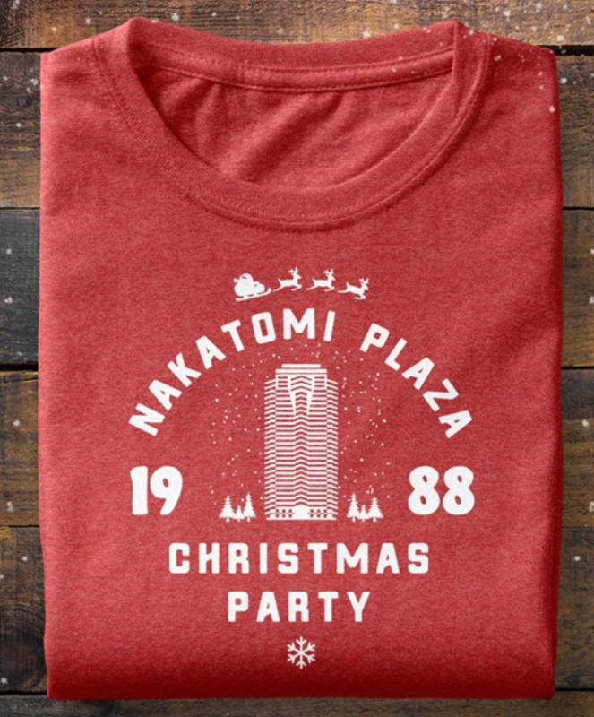 nakatomi plaza christmas party tshirt