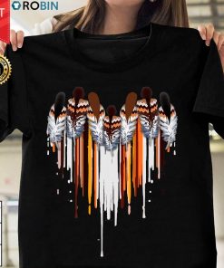 Native American Heart T Shirt