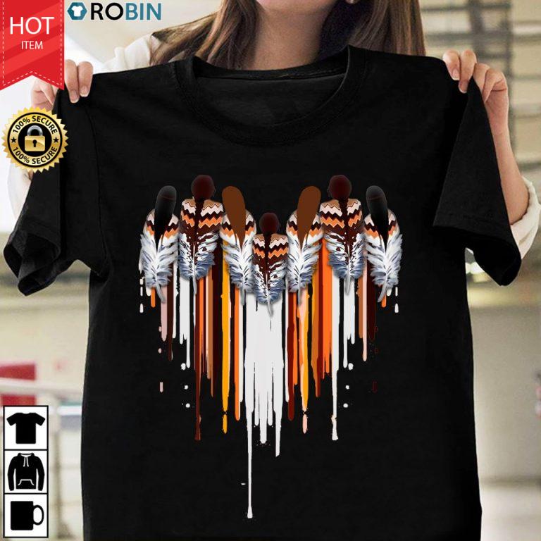 Native American Heart T Shirt