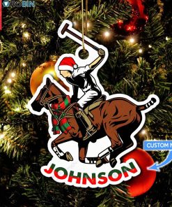 Personalized Polo Sport Christmas Ornament Personalized Polo Sport Christmas Ornament