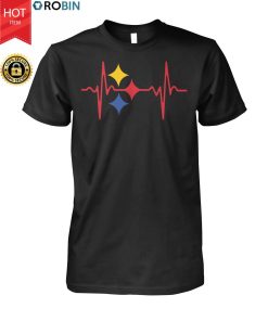 Pittsburgh Steelers Heartbeat T Shirt