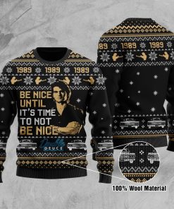 Road House Full Printed Christmas Wool Sweater