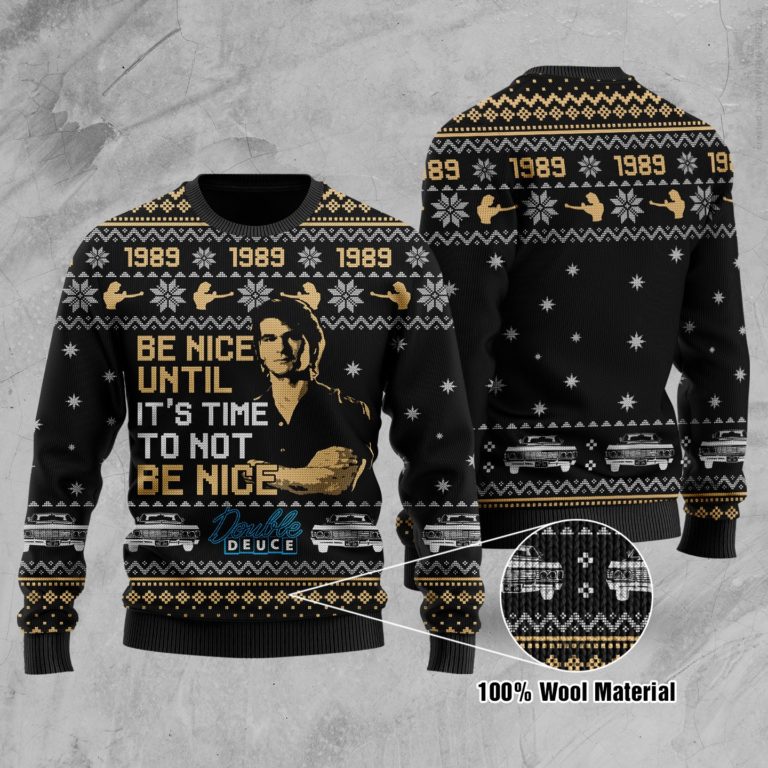 Road House Full Printed Christmas Wool Sweater