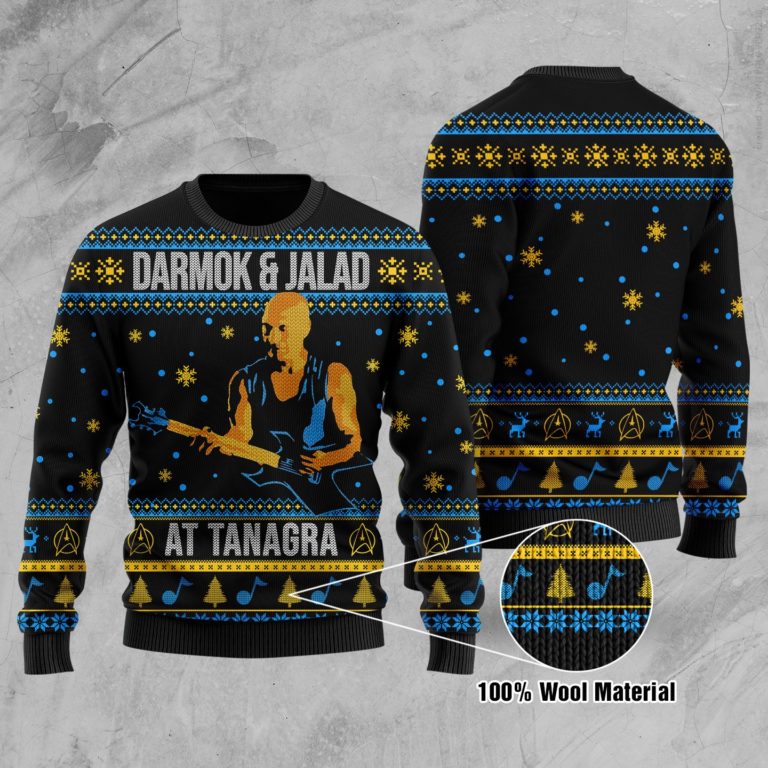 Darmok And Jalad At Tanagra Full Printed Christmas Wool Sweater