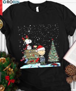 Snoopy And Friend Happy Christmas T Shirt