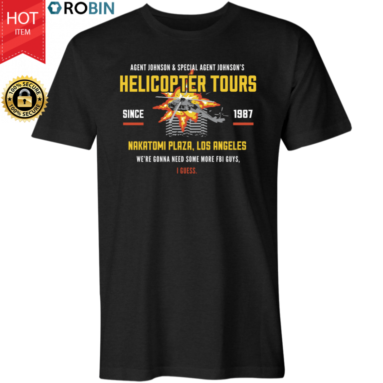 Agent Johnson & Johnson’s Helicopter Tours – Die Hard T Shirt and Hoodie