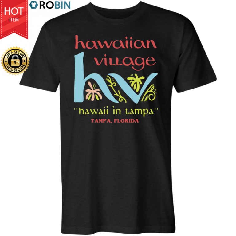 Hawaiian Village – Vintage Tiki Bar T Shirt and Hoodie