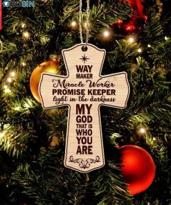 Way Maker, Miracle Worker, Promise Keeper Christmas Ornament