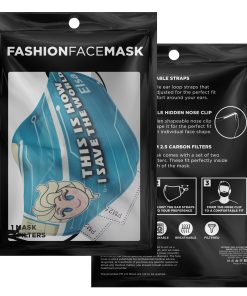 This Is How I Save The World Elsa Disney Face Mask With PM2.5 Filters