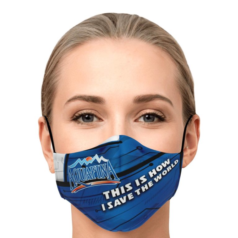 This Is How I Save The World Aquafina Face Mask With PM2.5 Filters