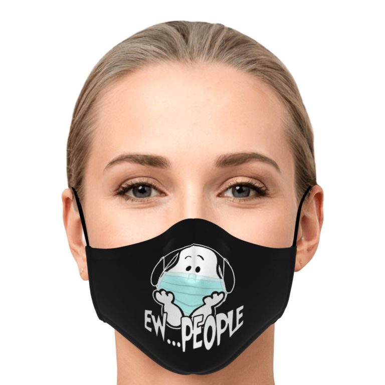Ew People Snoopy Face Mask With PM2.5 Filter