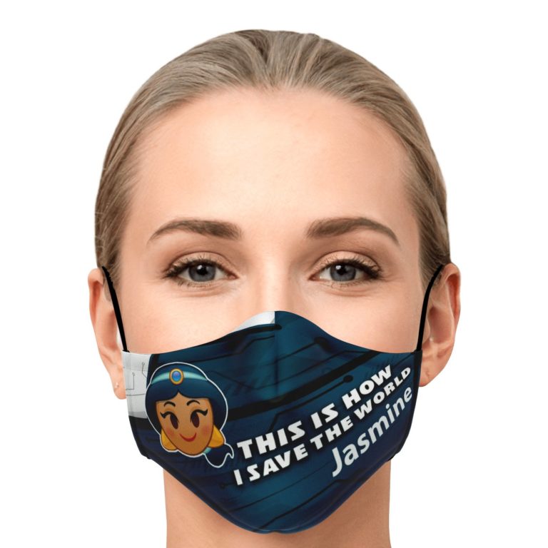 This Is How I Save The World Jasmine Disney Face Mask With PM2.5 Filters