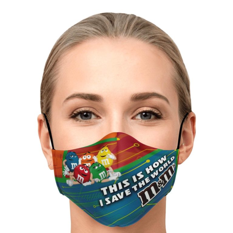 This Is How I Save The World M&M's Face Mask With PM2.5 Filters