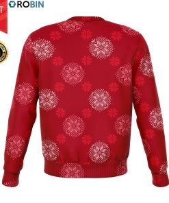 Christmas Light Epstein Don't Hang Themselves All-Over Printed Wool Sweaters
