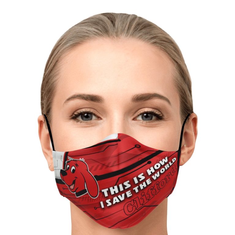 This Is How I Save The World Clifford Face Mask With PM2.5 Filters