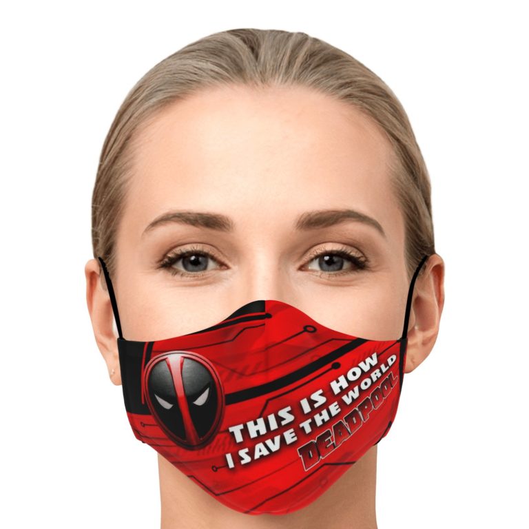 This Is How I Save The World Deadpool Face Mask With PM2.5 Filters
