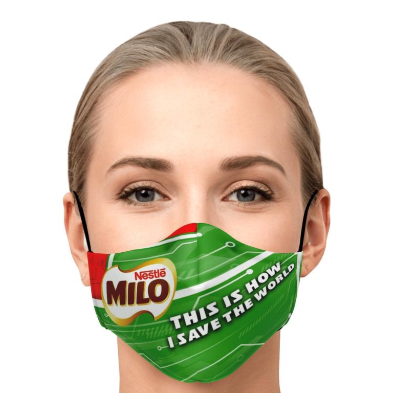 This Is How I Save The World Milo Face Mask With PM2.5 Filters