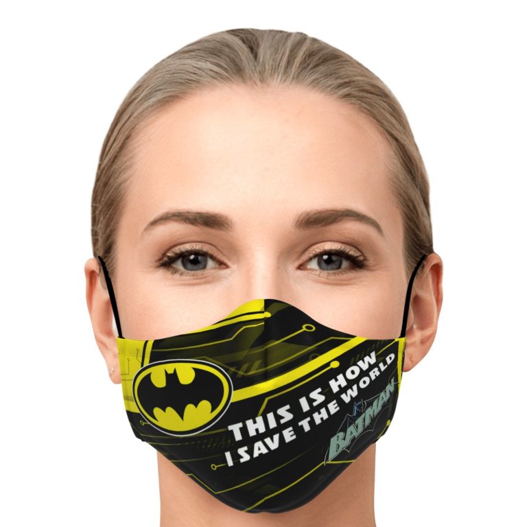 This Is How I Save The World Batman Face Mask With PM2.5 Filters
