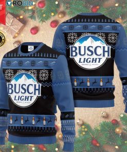 Busch Light Beer Christmas Woollen Sweater
