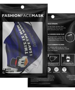 This Is How I Save The World Scrooge McDuck Disney Face Mask With PM2.5 Filters This Is How I Save The World Scrooge McDuck Disney Face Mask With PM2.5 Filters