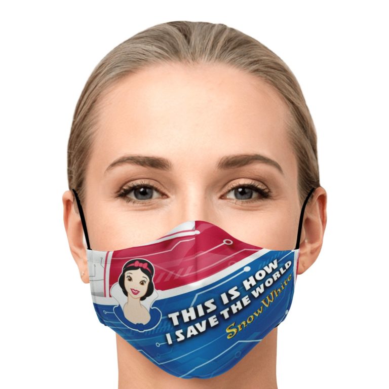 This Is How I Save The World Snow White Face Mask With PM2.5 Filters