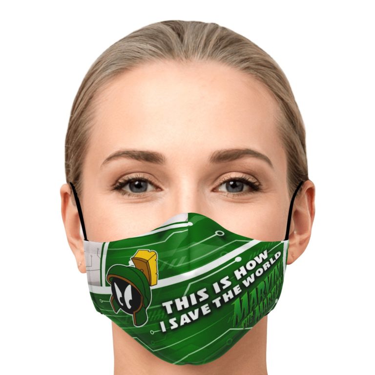 This Is How I Save The World Marvin The Martian Face Mask With PM2.5 Filters