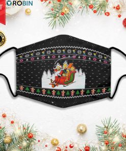 Xmas The Simpsons Being Santa Claus Ugly Face Mask + PM2.5 Filter