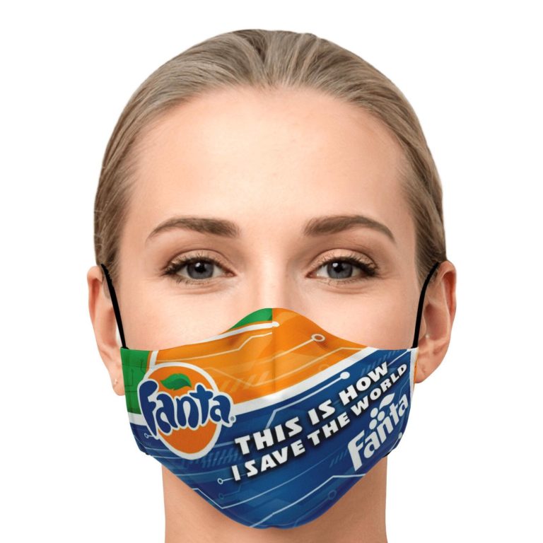 This Is How I Save The World Fanta Face Mask With PM2.5 Filters