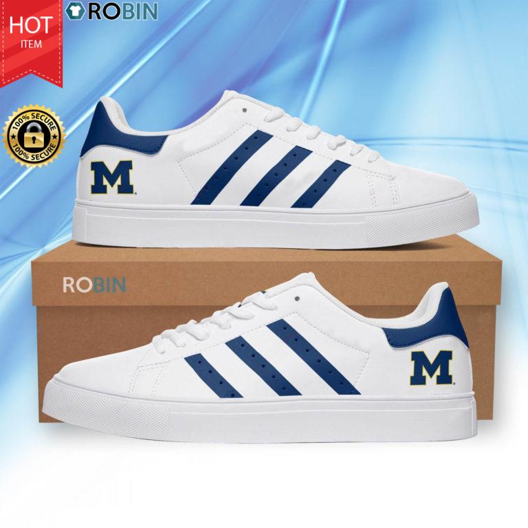 Michigan Wolverines Fooball Skate Shoes