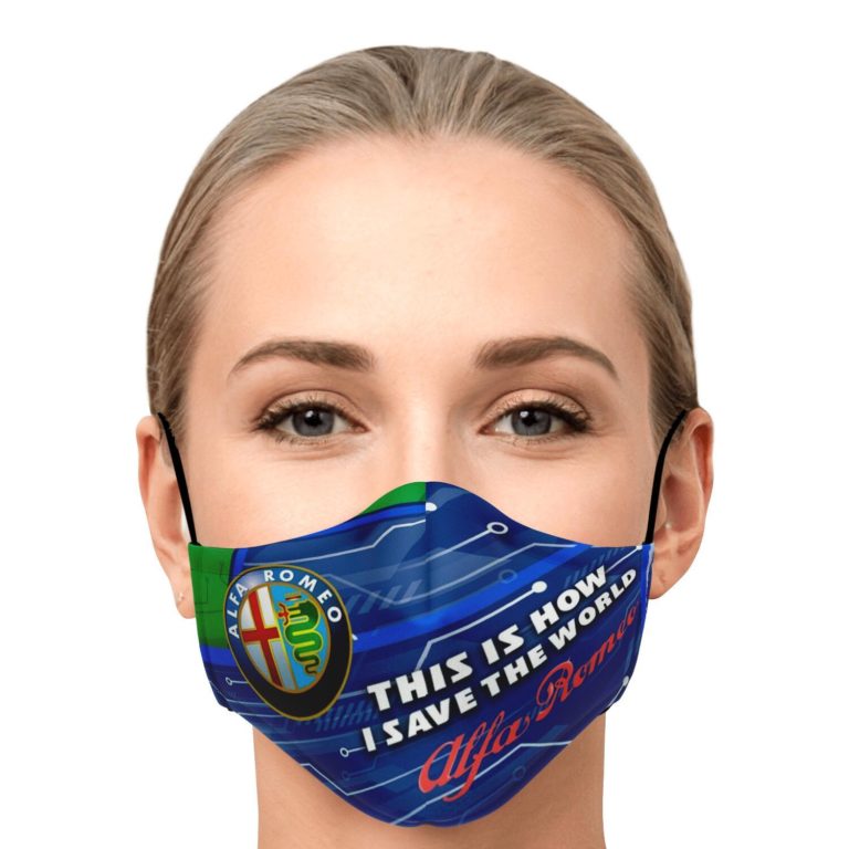 This Is How I Save The World Alfa Romeo Face Mask With PM2.5 Filters