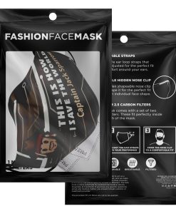 This Is How I Save The World Captain Jack Sparrow Disney Face Mask With PM2.5 Filters