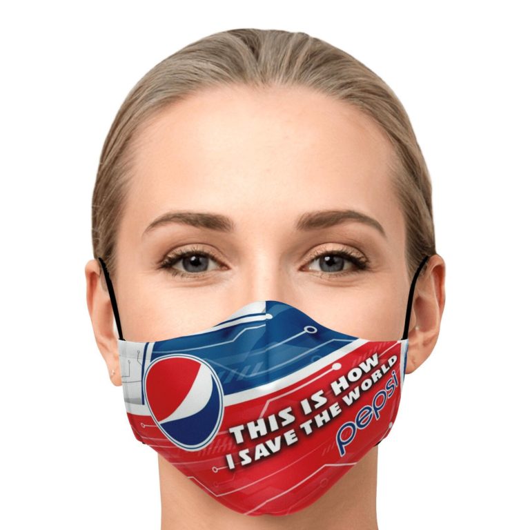 This Is How I Save The World Pepsi Face Mask With PM2.5 Filters